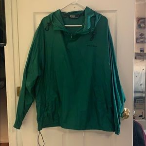 ♡ SOLD ♡ green polo windbreaker
